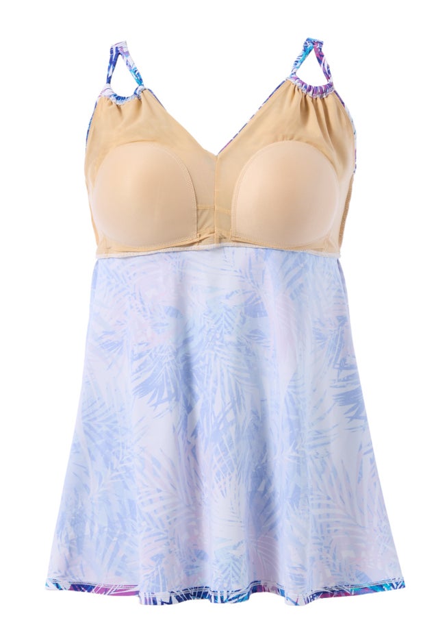 Loop Strap Two-Piece Swim Dress image number 7