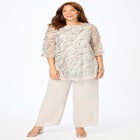 Sequin Chiffon Duet Blouse image number null