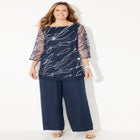 Sequin Chiffon Duet Blouse image number null