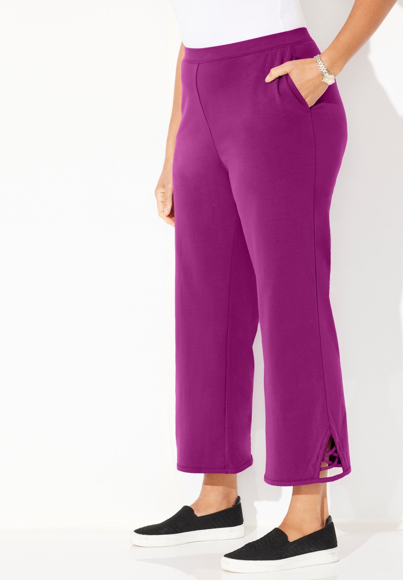 Suprema® Wide Leg Ankle Pant image number 0