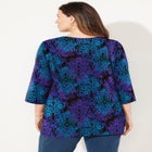 Suprema&reg; 3/4 Sleeve V-Neck Tee image number null