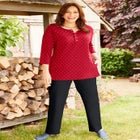 Suprema® Snap-Placket Tee image number null