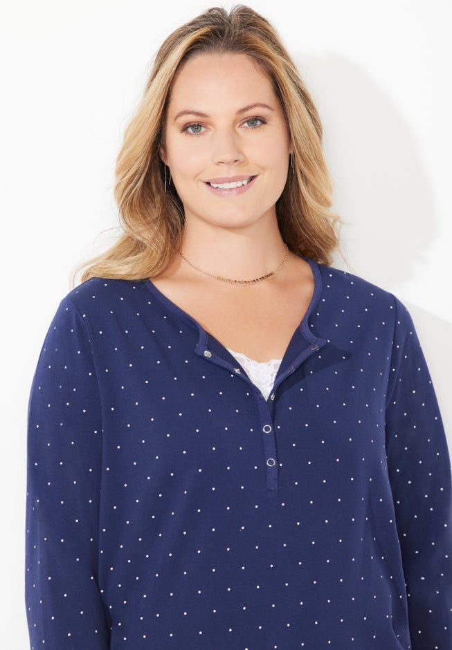 Suprema® Snap-Placket Tee image number 2