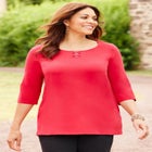 Suprema&reg; Studio Double-Ring Tee image number null