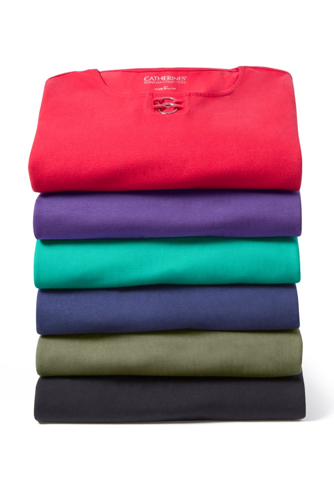 Suprema® Studio Double-Ring Tee image number 4