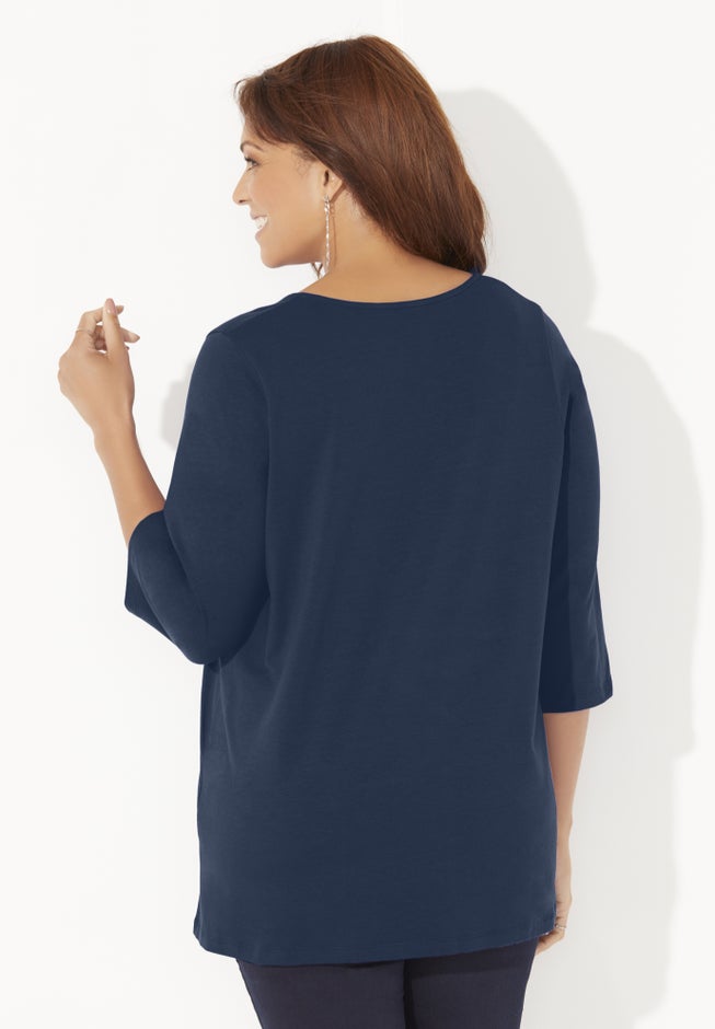 Suprema&reg; Studio Double-Ring Tee image number 1