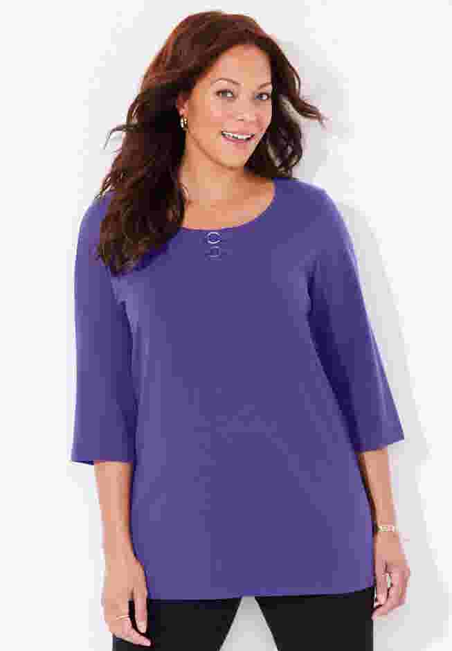 Suprema® Studio Double-Ring Tee image number 0