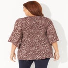 Bejeweled Pleated Blouse image number null