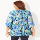 Bejeweled Pleated Blouse image number null