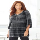 Bejeweled Pleated Blouse image number null