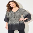 Bejeweled Pleated Blouse image number null