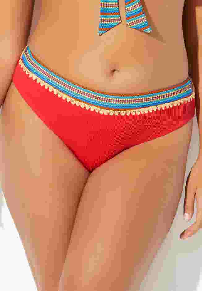 Mentor Ribbed High Waist Bikini Bottom image number 2