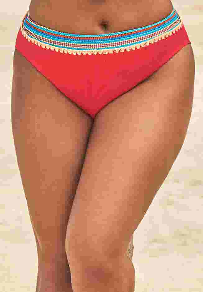 Mentor Ribbed High Waist Bikini Bottom image number 0