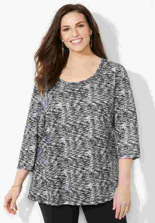 Active Slub Scoopneck Tee image number 0