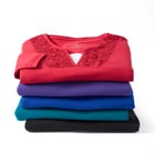 Suprema® Lace Trim Duet Top image number null