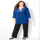 Suprema® Lace Trim Duet Top image number null