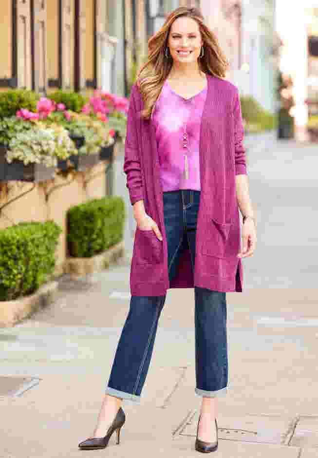 Marled Sweater Cardigan image number 0