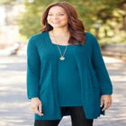 Marled Sweater Cardigan image number null