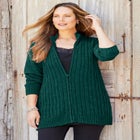 Cozy Chenille Zip Cardigan image number null