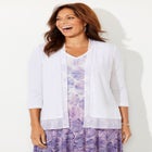 Mixed Media Cardigan image number null