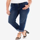 Plus Size Classic Stretch Boyfriend Jean image number null