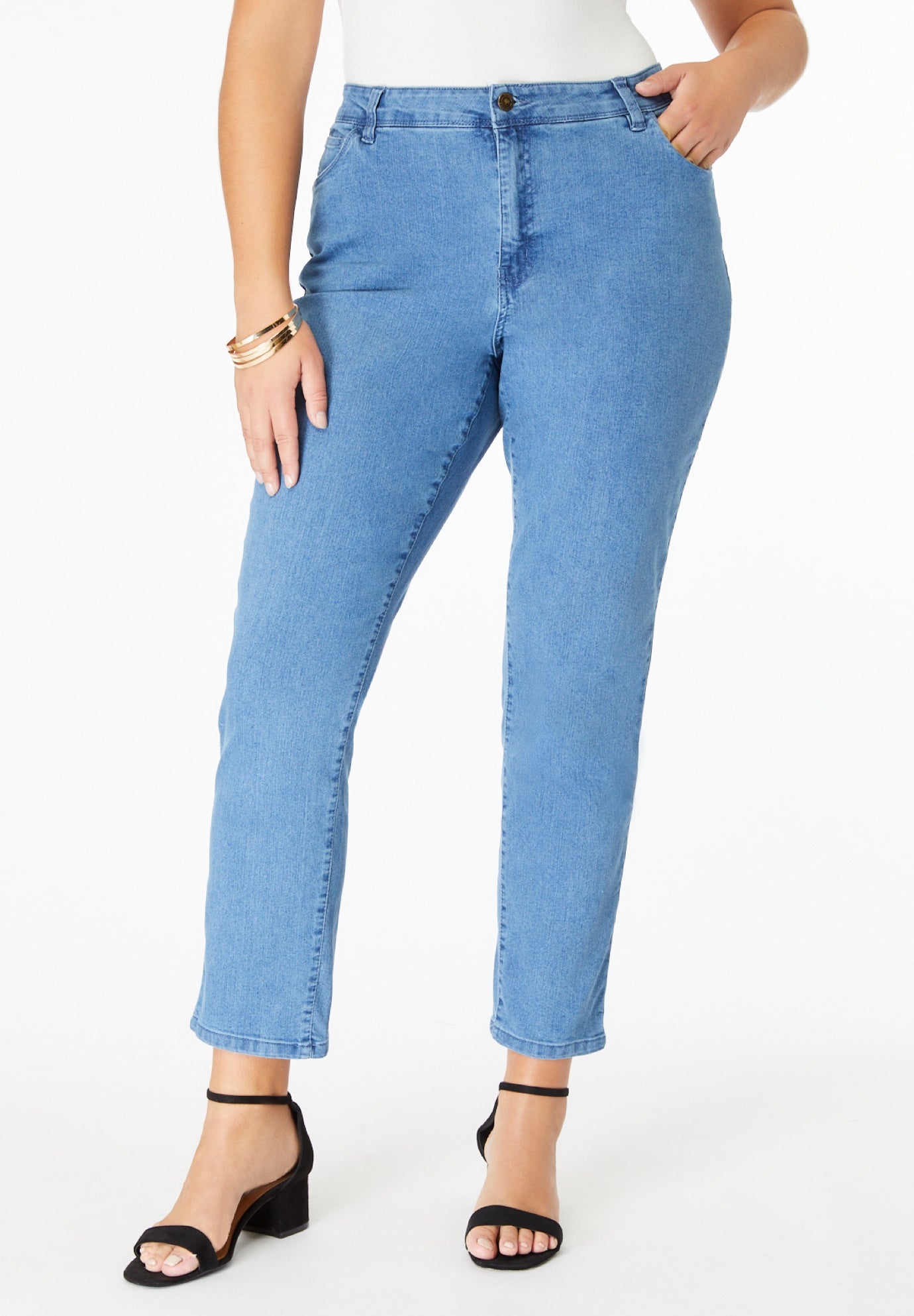 Plus Size 24/7 Stretch Boyfriend Jean image number 0