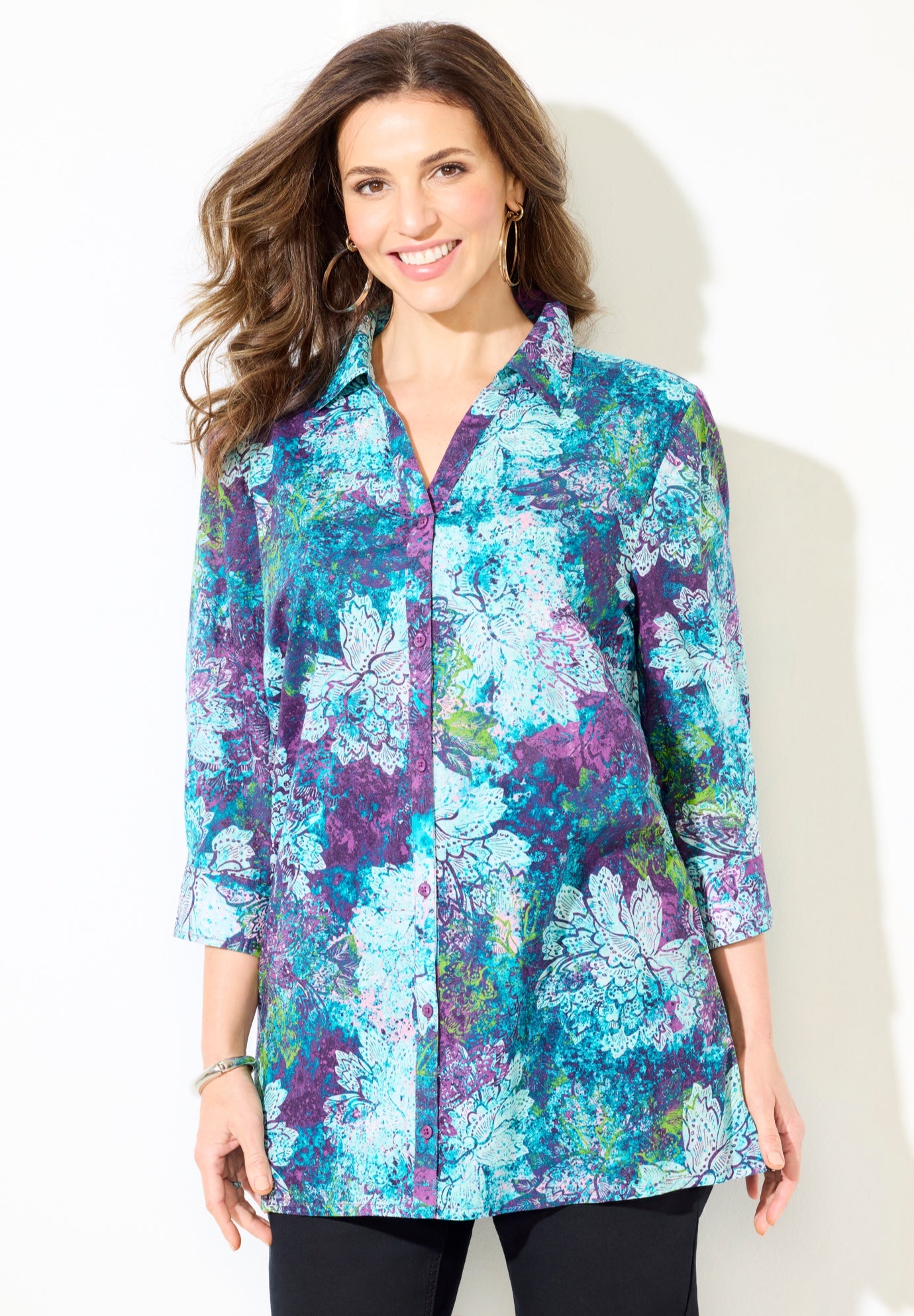 Print Buttonfront Shirt image number 0