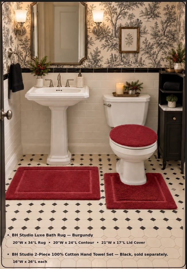 BH Studio Luxe Bath Rugs image number 1