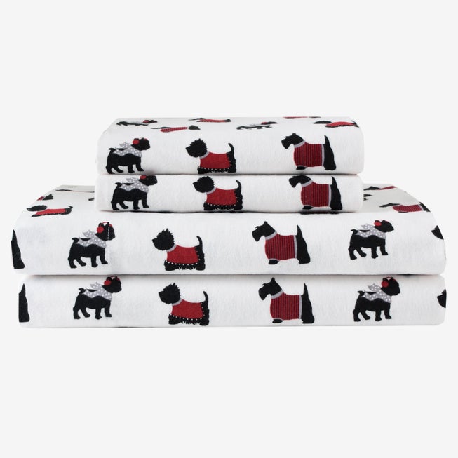 Flannel Printed Sheet Set image number null