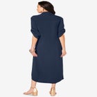 Collared Button Front Dress image number null