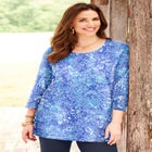 Easy Fit 3/4-Sleeve Scoopneck Tunic image number 1