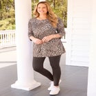 Easy Fit 3/4-Sleeve Scoopneck Tunic image number null
