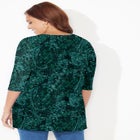 Easy Fit 3/4-Sleeve Scoopneck Tunic image number null