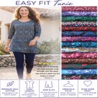 Easy Fit 3/4-Sleeve Scoopneck Tunic image number null
