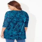 Easy Fit 3/4-Sleeve Scoopneck Tunic image number null