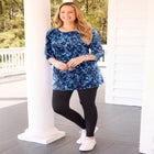 Easy Fit 3/4-Sleeve Scoopneck Tunic image number null