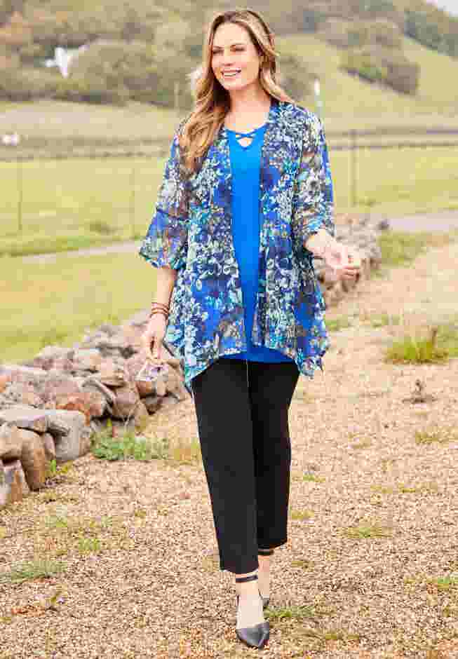 Seasonless Cascade Kimono image number 2