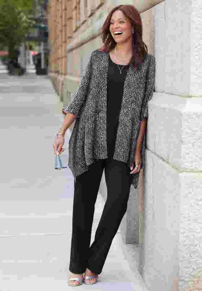 Seasonless Cascade Kimono image number 0