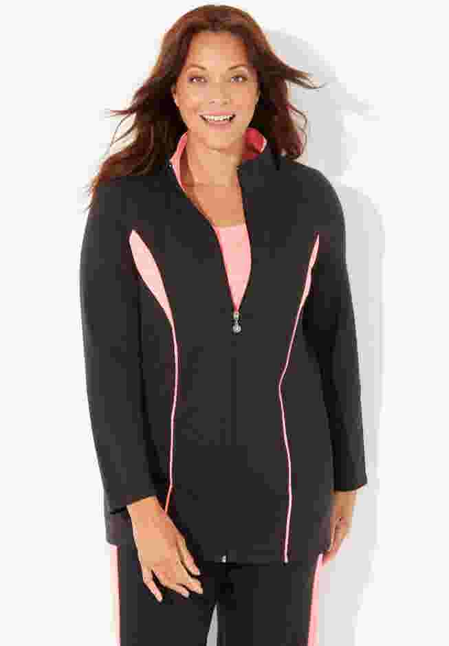Glam French Terry Active Jacket image number 3