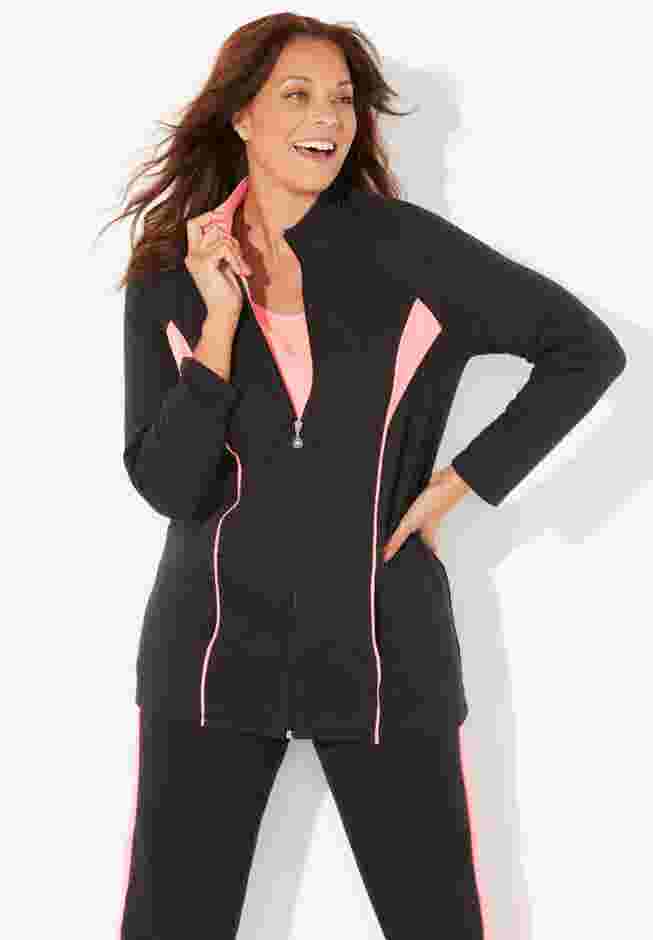 Glam French Terry Active Jacket image number 0