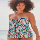 Flyaway Bandeau Tankini Top image number null