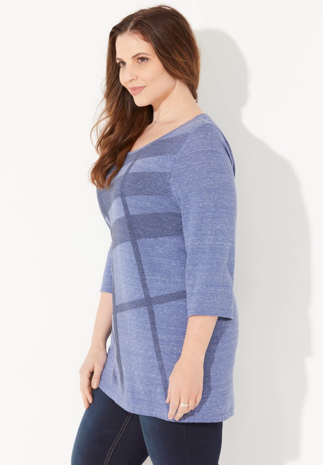 Seasonless Plaid Tee image number null