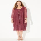 Shimmer Crinkle Duet Dress image number null