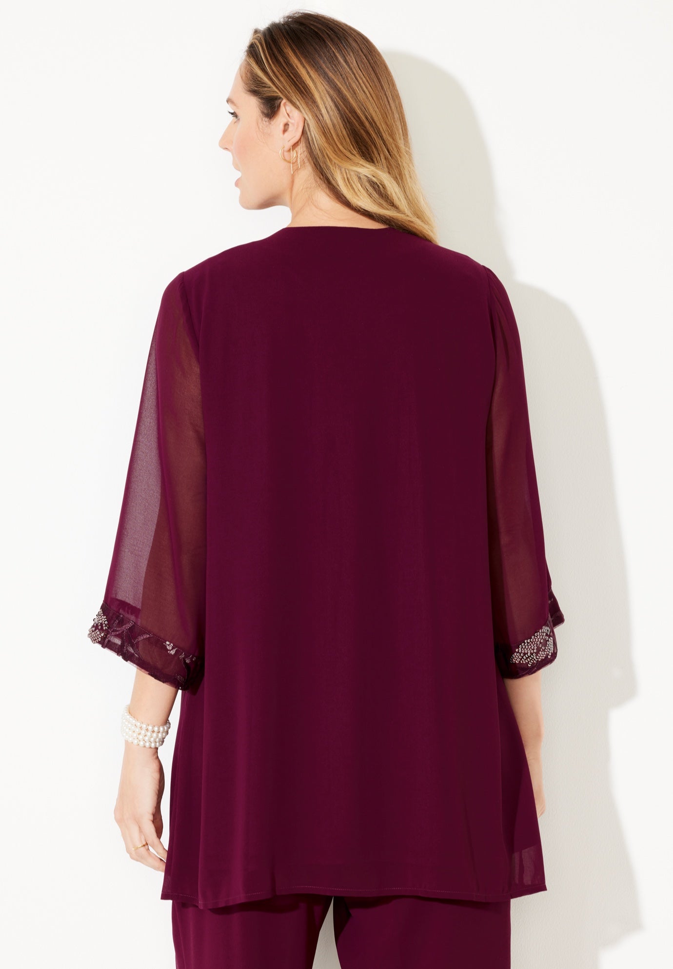 Lavish Lace 3-Piece Pant Set image number 1