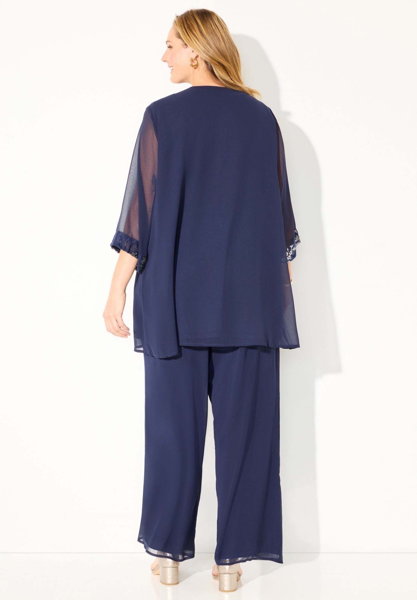 Lavish Lace 3-Piece Pant Set image number 1