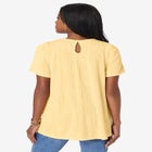 Textured Knit Swing Tee image number null