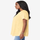 Textured Knit Swing Tee image number null