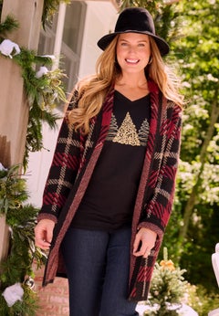 Country Village Sweater Cardigan