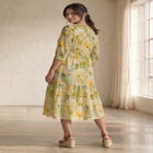 Tiered Cotton Midi Dress image number null