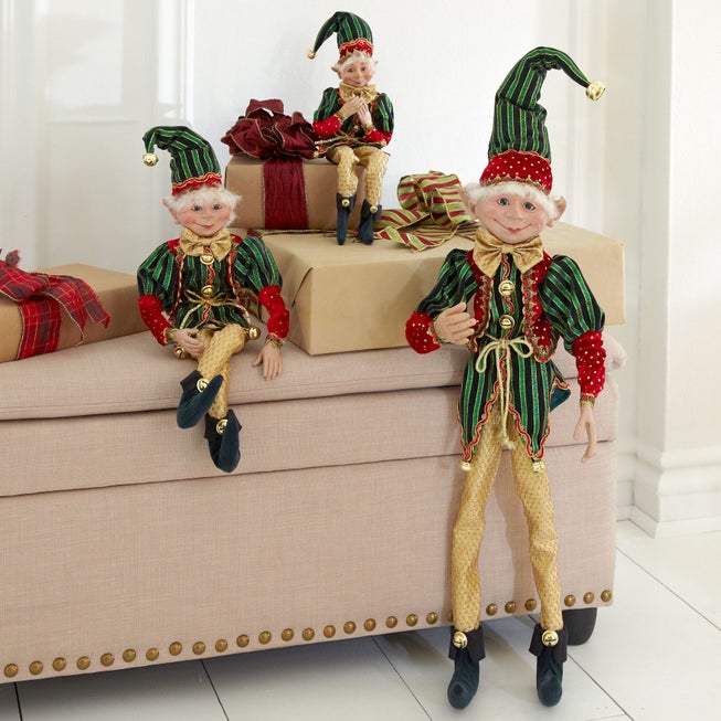 38"H Posable Christmas Elf image number 0